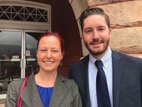 Director Valena Beety and Student Attorney Eric Haught
